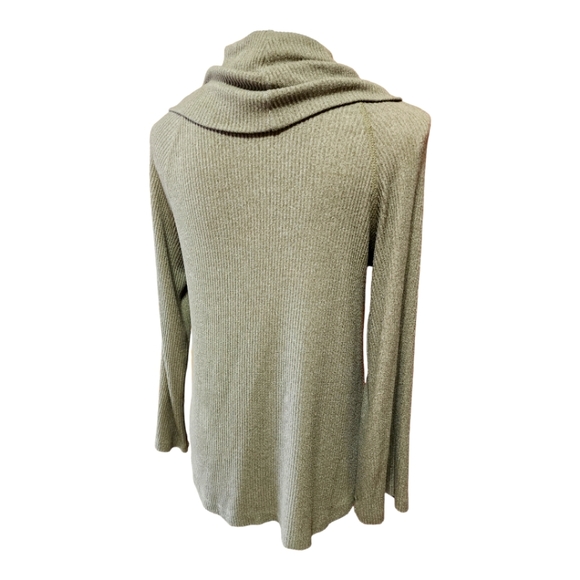 MAEVE by Anthropologie Cowl Neck Lightweight Sweater, Ribbed, Size XS - Picture 6 of 11